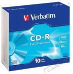 Verbatim CDV7052V10DL CD-R DataLife slim tok 10db/csomag