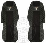  Méretpontos Volvo bőr üléshuzat FH / FM 2013-tól FEKETE