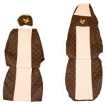  Méretpontos Scania bőr üléshuzat L/G/P/R széria (vegyes ülés) BARNA 2016-ig