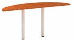 Alfa Office Alfa 200 asztal toldóelem, 160 x 45 x 74, 2 cm, félkör, cseresznye mintázat, RAL9010