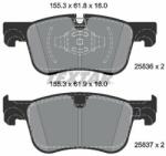 TEXTAR set placute frana, frana disc TEXTAR 2583605 (2583605)