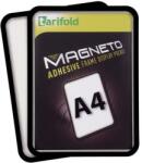 TARIFOLD Mágneses tasak, öntapadós háttal, A4, TARIFOLD Magneto, fekete (TF194957)