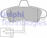 DELPHI set placute frana, frana disc DELPHI LP1683 (LP1683)