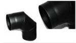 ProInvest Cot negru (Variante produs: D 180 mm, Unghi: 45 grade) (PIV-55388)