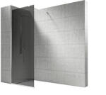 Vela Banyo WALK IN zuhanyfal - 8 mm vízlepergetői FÜSTÜVEG - 130 x 200 cm (84F13011) - globalvivamarket