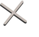 Viva Style Viva TOOL fugakereszt 1 mm - 200db / csomag (KRS1)