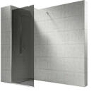 Vela Banyo WALK IN zuhanyfal - 8 mm vízlepergető FÜSTÜVEG - 100 x 200 cm (84F10011) - globalvivamarket