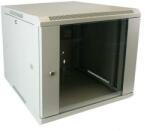  WM. 6615.703 - falra szerelhető, összecsukható, 15U, 600 x 600, üveg, szürke