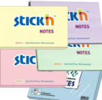 STICK'N Notes autoadeziv 76x127 mm, 100 file, STICK'N Pastel