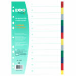 EXXO Separatoare plastic color, 12 culori/set, EXXO