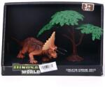 Magic Toys Triceratops dinoszaurusz fával 15cm (MKK546207)