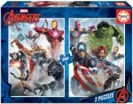 Educa Puzzle Marvel Mania Educa 2x500 piese și llipici Fix de la 11 ani (EDU17994) Puzzle