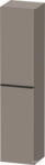 Duravit D-NEO magasszekrény, 40x176x36cm balos ajtóval, Basalt Matt Decor DE1328L4343 (DE1328L4343)