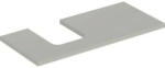 Geberit One mosdópult bal oldali kivágással 105x47 cm, pultra ültethető tálformájú mosdóhoz, matt greige 505.294. 00.7 (505.294.00.7) - szaniteronline