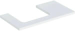 Geberit One mosdópult bal oldali kivágással 90x47 cm, pultra ültethető mosdóhoz, matt fehér 505.303. 00.2 (505.303.00.2) - szaniteronline