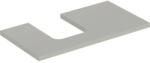 Geberit One mosdópult bal oldali kivágással 90x47 cm, pultra ültethető tálformájú mosdóhoz, matt greige 505.293. 00.7 (505.293.00.7) - szaniteronline