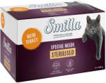 Smilla 6x100g Smilla Sterilised Pulyka & sajt nedves macskatáp