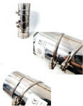 ProInvest Cot inox reglabil 0 - 90 grade (Diametru: 120 mm) (PIV-56002)