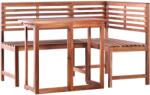 vidaXL Set mobilier bistro 2 piese, lemn acacia 44038