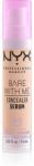 NYX Cosmetics Bare With Me Concealer Serum овлажняващ коректор 2 в 1 цвят 02 Light 9, 6ml