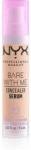 NYX Cosmetics Bare With Me Concealer Serum hidratant anticearcan 2 in 1 culoare 02 Light 9, 6 ml