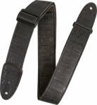 Levy's Cork Negru Solid Curea de chitară (MX8-BLK)