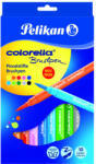 Pelikan Carioca Colorella Super Brush, Set 10 Culori, Varf Tip Pensula Pelikan (814577)