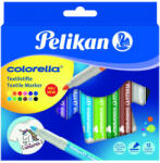 Pelikan Carioca Colorella Textile, Set 12 Culori, Pentru Materiale Textile Pelikan (814584)