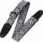 Levy's Hootenanny Blue & White Floral Колан за китара (M8HT-10)