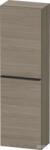 Duravit D-NEO félmagas szekrény, 40x132x24 cm jobbos ajtóval, Oak Terra DE1318R3535 (DE1318R3535)
