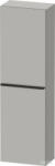 Duravit D-NEO félmagas szekrény, 40x132x24 cm jobbos ajtóval, Concrete Grey Matt Decor DE1318R0707 (DE1318R0707)