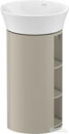 Duravit WHITE TULIP álló 2 polcos mosdótartó szekrény 236550 mosdóhoz, Taupe Satin Matt Lacquer WT423906060 (WT423906060)