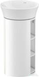 Duravit WHITE TULIP álló 2 polcos mosdótartó szekrény 236550 mosdóhoz, White High Gloss Lacquer WT423908585 (WT423908585)