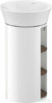 Duravit WHITE TULIP álló 2 polcos mosdótartó szekrény 236550 mosdóhoz, White High Gloss Lacquer/American Walnut Solid Wood WT423907785 (WT423907785)