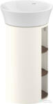Duravit WHITE TULIP álló 2 polcos mosdótartó szekrény 236550 mosdóhoz, Nordic White High Gloss/American Walnut Solid Wood WT4239077H4 (WT4239077H4)