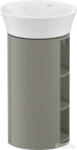 Duravit WHITE TULIP álló 2 polcos mosdótartó szekrény 236550 mosdóhoz, Stone Grey Satin Matt Lacquer WT423909292 (WT423909292)