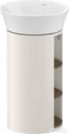 Duravit WHITE TULIP álló 2 polcos mosdótartó szekrény 236550 mosdóhoz, Nordic White Satin Matt Lacquer/American Walnut Solid Wood WT423907739 (WT423907739)