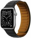  Curea cauciuc Magnetic Strap compatibila cu Apple Watch 1/2/3/4/5/6/SE 38/40mm Black (9145576255711)
