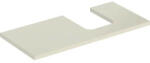 Geberit One mosdópult jobb oldali kivágással 105x47 cm, pultra ültethető tálformájú mosdóhoz, magasfényű homokszürke 505.314. 00.4 (505.314.00.4) - szaniteronline