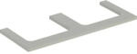 Geberit One mosdópult kivágással, két pultra ültethető mosdóhoz 120x47 cm, matt greige 505.345. 00.7 (505.345.00.7) - szaniteronline