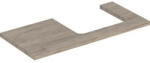 Geberit One mosdópult jobb oldali kivágással 105x47 cm, pultra ültethető mosdóhoz, hikoridió 505.324. 00.6 (505.324.00.6) - szaniteronline