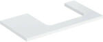 Geberit One mosdópult jobb oldali kivágással 90x47 cm, pultra ültethető mosdóhoz, magasfényű fehér 505.323. 00.1 (505.323.00.1) - szaniteronline