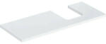 Geberit One mosdópult jobb oldali kivágással 120x47 cm, pultra ültethető tálformájú mosdóhoz, magasfényű fehér 505.315. 00.1 (505.315.00.1) - szaniteronline