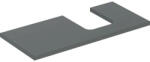 Geberit One mosdópult jobb oldali kivágással 105x47 cm, pultra ültethető tálformájú mosdóhoz, matt láva 505.314. 00.3 (505.314.00.3) - szaniteronline