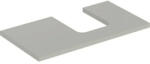 Geberit One mosdópult jobb oldali kivágással 90x47 cm, pultra ültethető tálformájú mosdóhoz, matt greige 505.313. 00.7 (505.313.00.7) - szaniteronline
