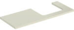 Geberit One mosdópult jobb oldali kivágással 120x47 cm, pultra ültethető mosdóhoz, magasfényű homokszürke 505.325. 00.4 (505.325.00.4) - szaniteronline