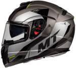 MT Helmets Felnyitható bukósisak MT Atom SV TRANSCEND E2 szürke výprodej