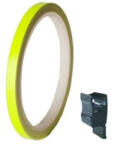 Puig Rim strip PUIG 4542G yellow fluerescent 7mm x 6m (with aplicator)