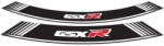 Puig Rim strip PUIG GSXR 5525B fehér set of 8 rim strips
