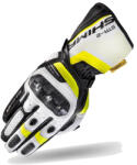 Shima STR-2 motoros kesztyű fekete-fehér-fluo sárga